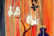 La gabbia dorata-olio su tela- 2002