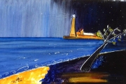 Il faro-olio su tela-2002