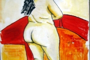 Nudo-olio su tela -34X50-2001