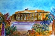 Palazzo di giustizia (Messina), Olio su tela,  81X39,5 Agosto 2015